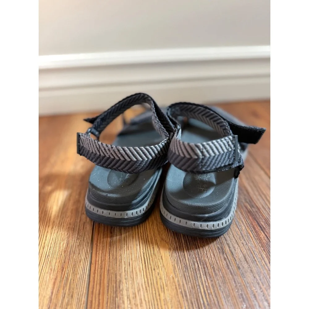 Dansko Racquel Black Chevron Webbing Active Walking Sandals Womens 39 US 8.5-9